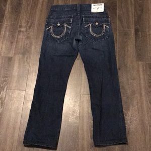 True Religion jeans 33” and original hem at 32”